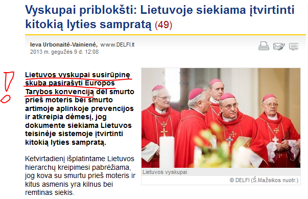 Vyskupai skuba pasirašyti konvenciją :)