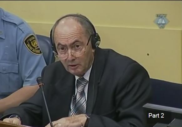 Zdravko Tolimir Tribunolo buvusiai Jugoslavijai posėdyje