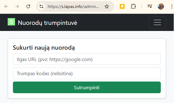 Nuorodų trumpintuvė